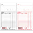 CT-12A 1 Part White Carbonless Salesbook Guest Checks